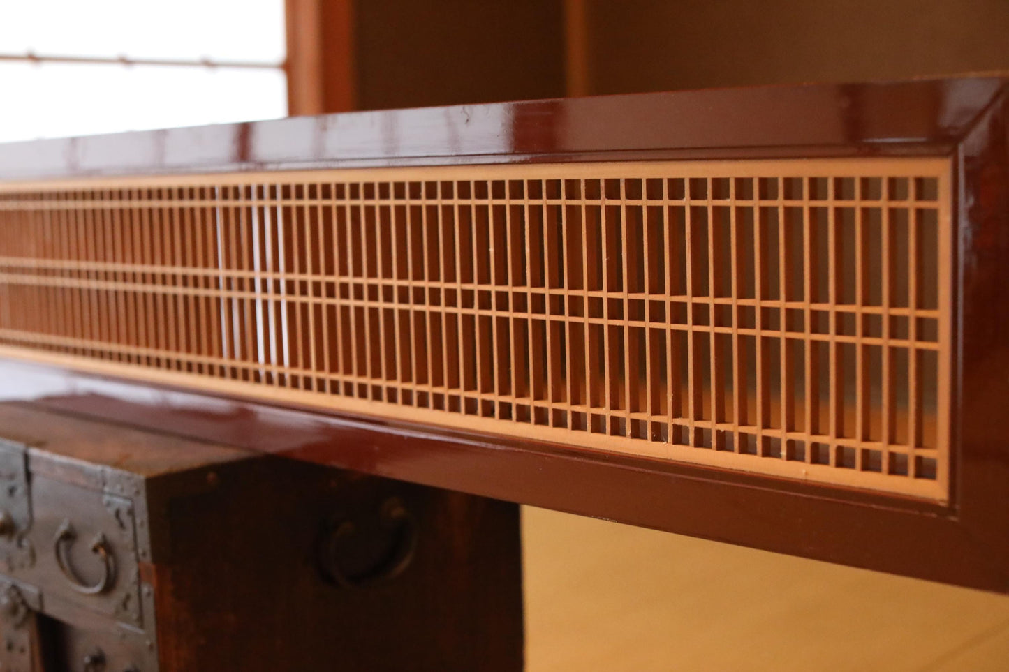 Japanese Kumiko Ranma – Handcrafted Wooden Lattice Panel | Traditional Shoji Screen Divider