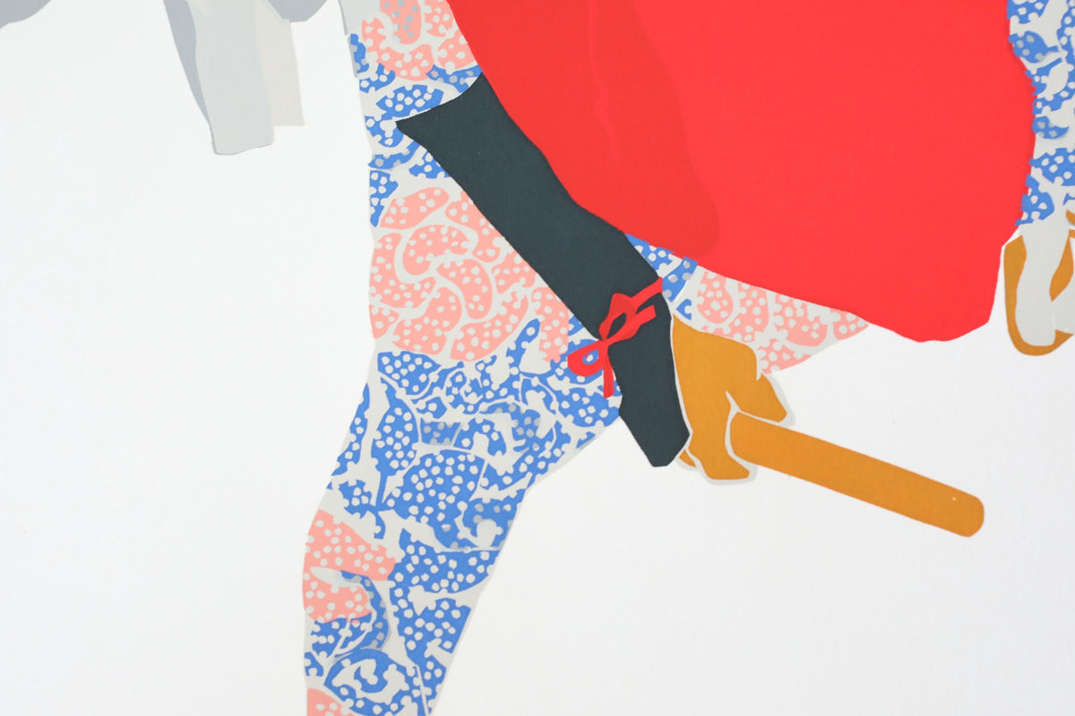 The image is a colorful abstract artwork featuring a variety of shapes, patterns, and colors.