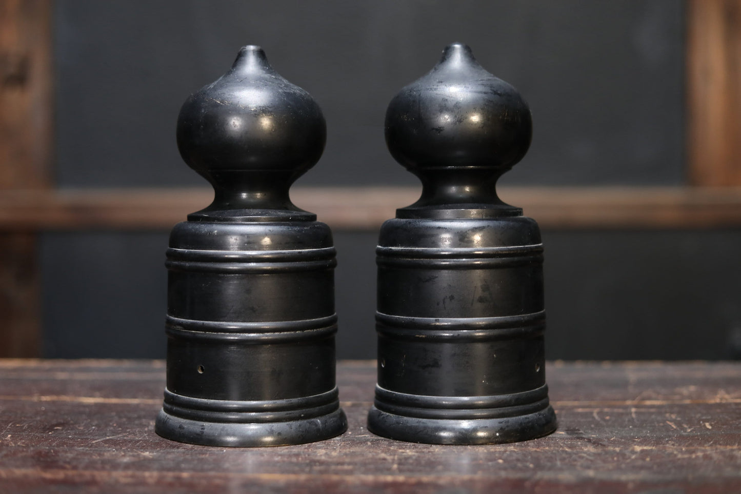 Japanese Giboshi Ornament - Bronze Pillar Crown | Temple Column Decoration, Traditional Japanese Decor