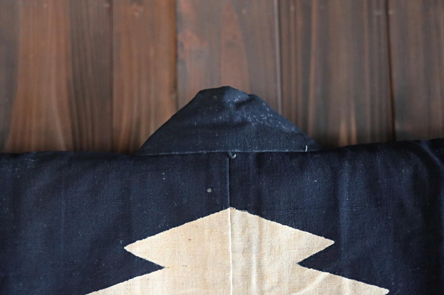 Antique Japanese Happi Indigo Dyed Jacket – Vintage Carpenter Coat, Taisho Era