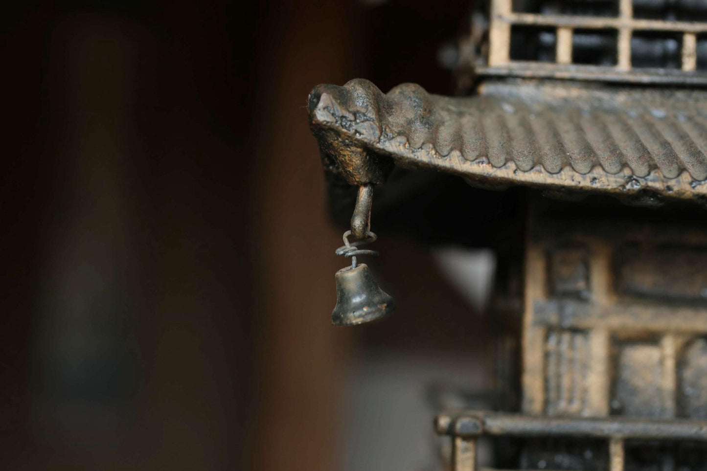 Large Cast Iron Pagoda - Five-Storied Japanese Garden Statue | Solid Iron Sculpture