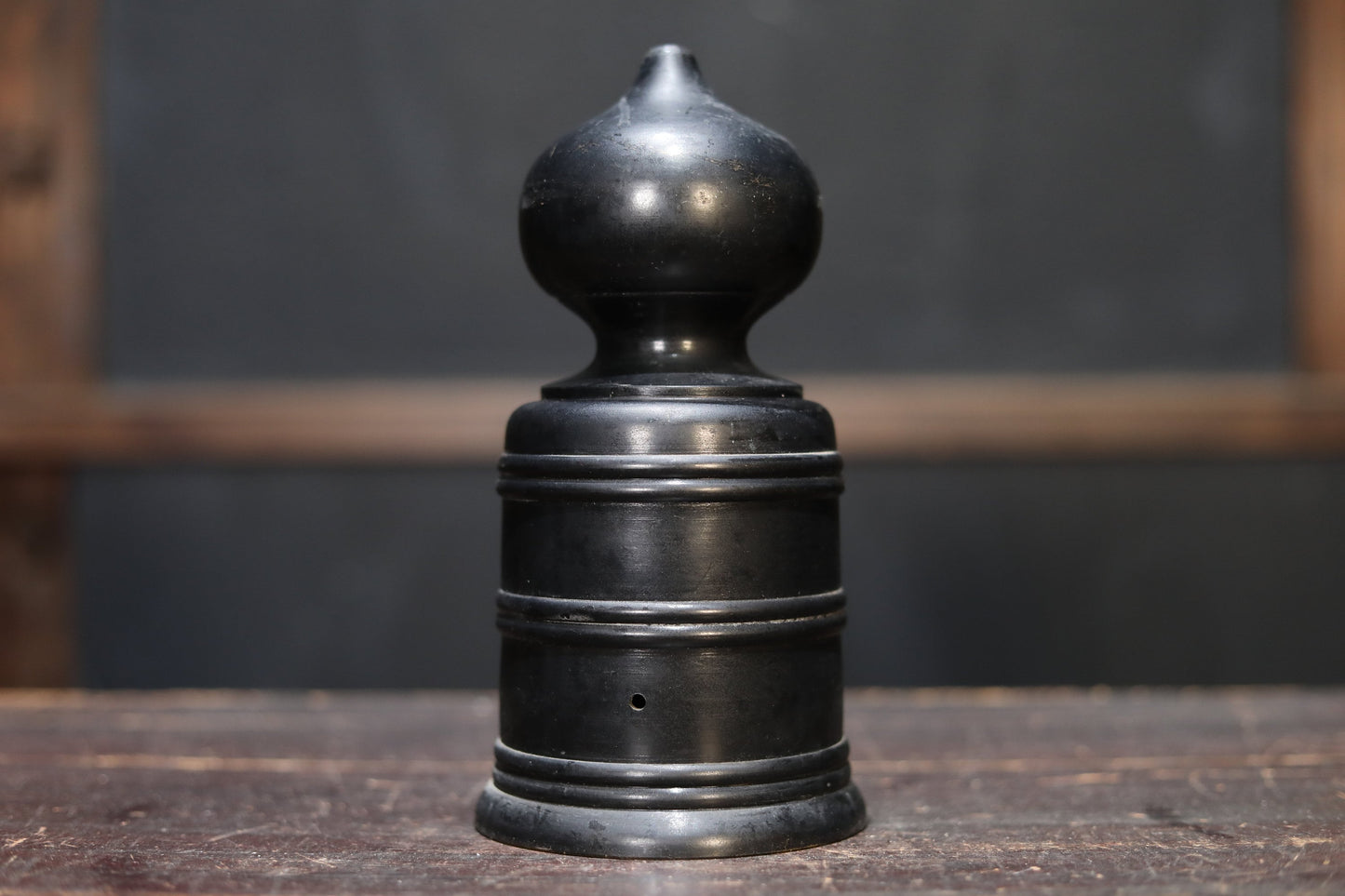 Japanese Giboshi Ornament - Bronze Pillar Crown | Temple Column Decoration, Traditional Japanese Decor