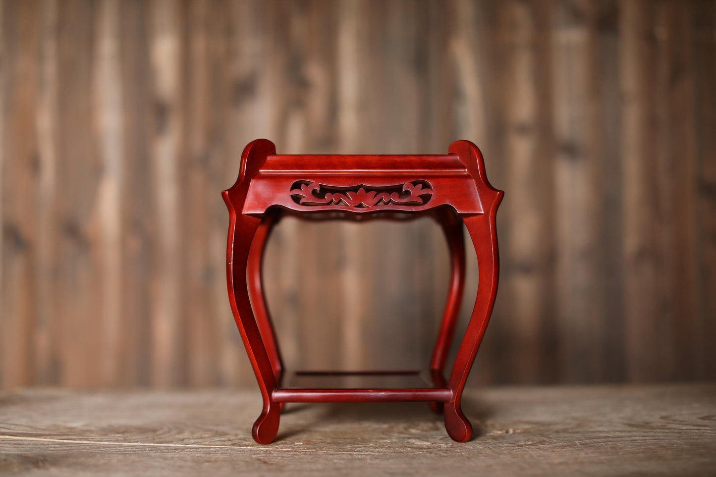 Japanese Wood Pedestal - Rosewood Bonsai Stand | Handcrafted Karaki Display
