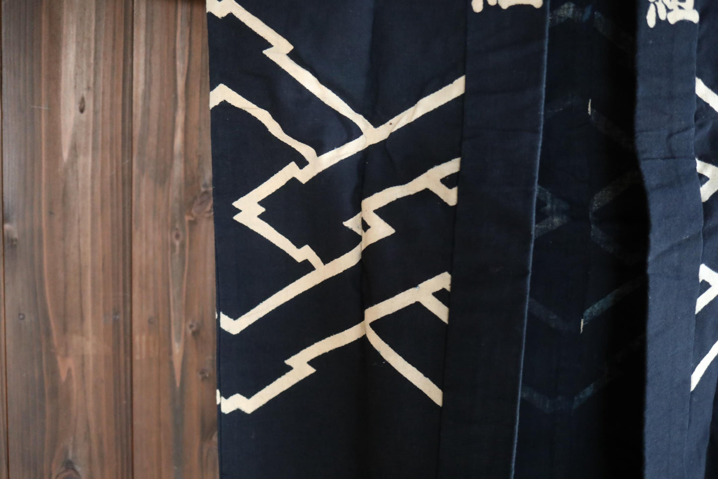Antique Japanese Happi Indigo Dyed Jacket – Vintage Carpenter Coat, Taisho Era