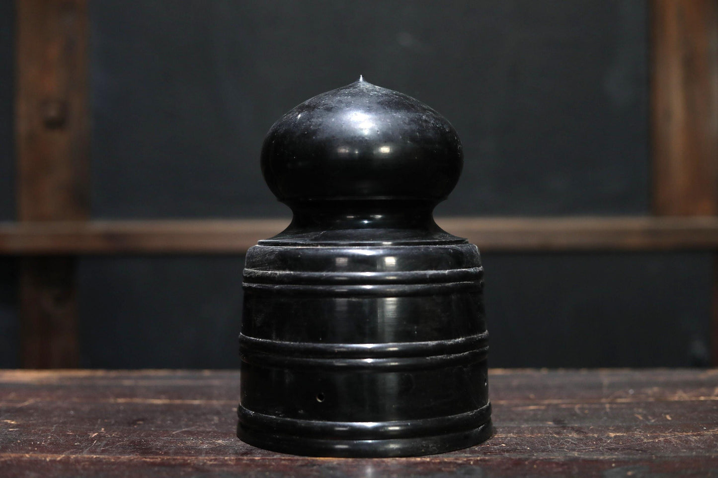 Japanese Temple Finial Bronze Architectural Ornament - Traditional Pillar Crown Decoration
