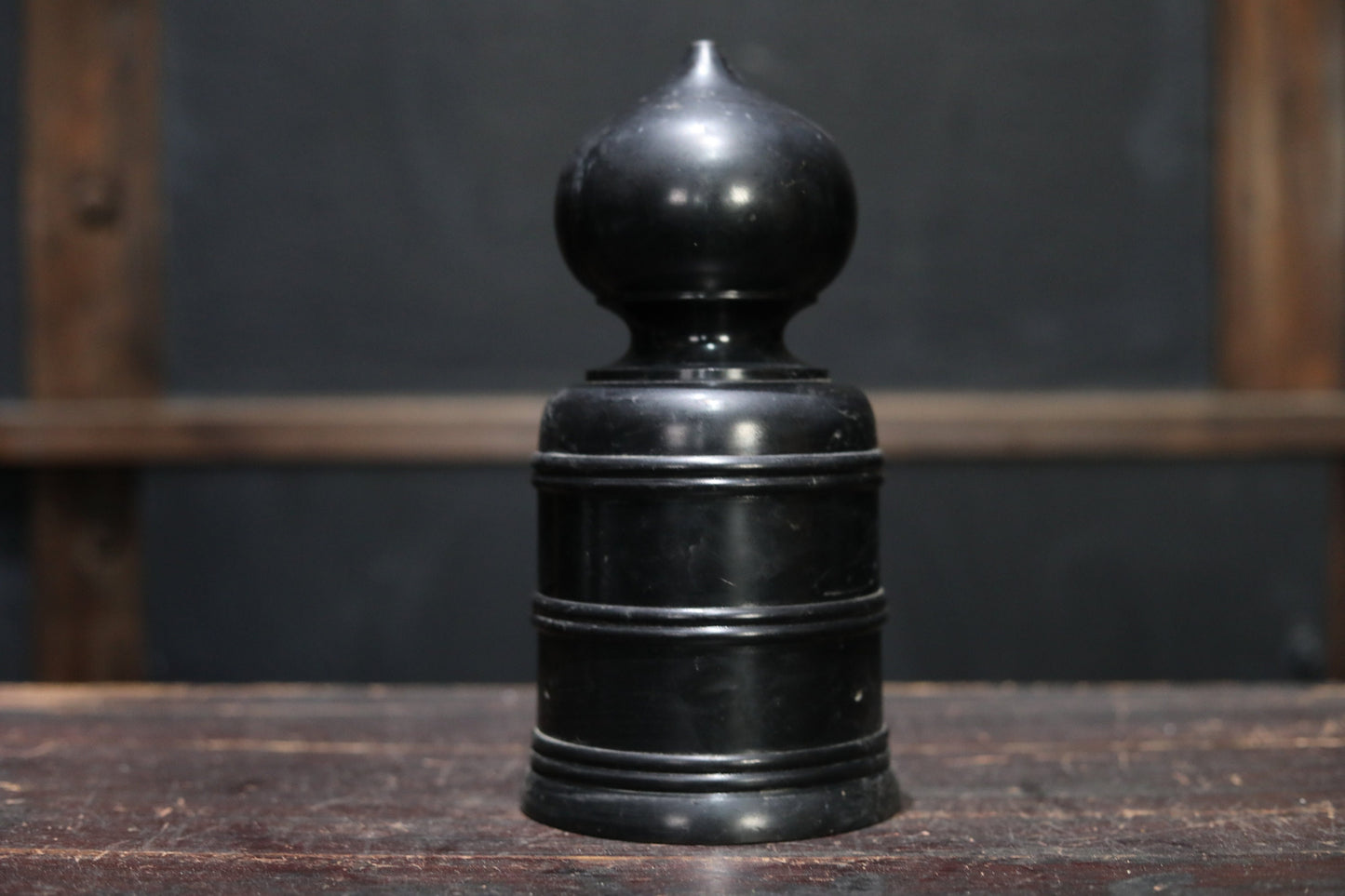 Japanese Bronze Giboshi - Traditional Buddhist Temple Finial | Architectural Pillar Crown