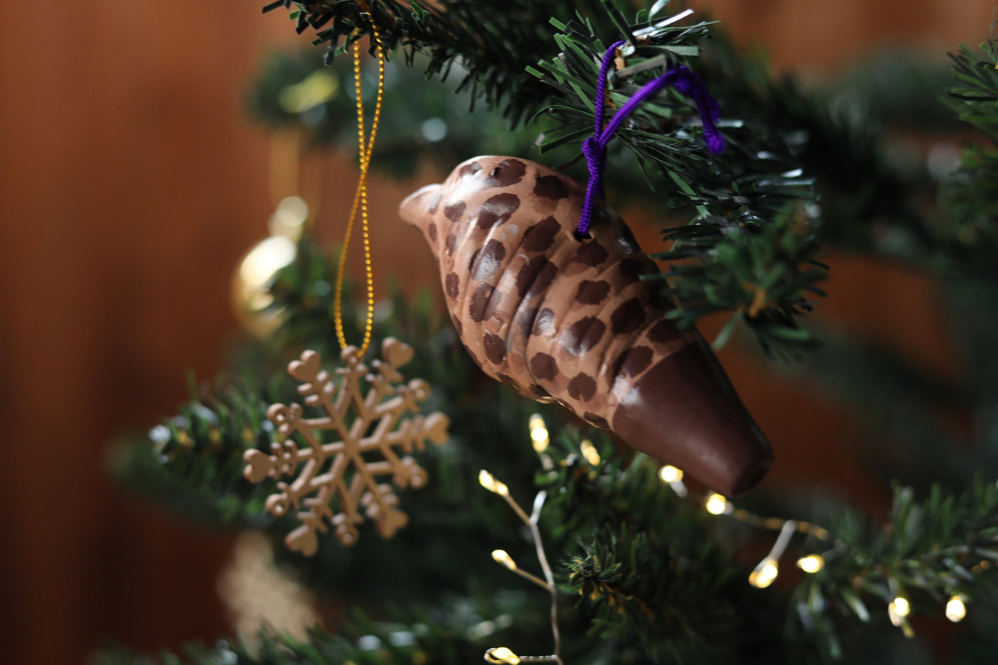 Japanese small pottery bell conch shell ornament, Christmas Ornaments Japanese vintage small bell H××in