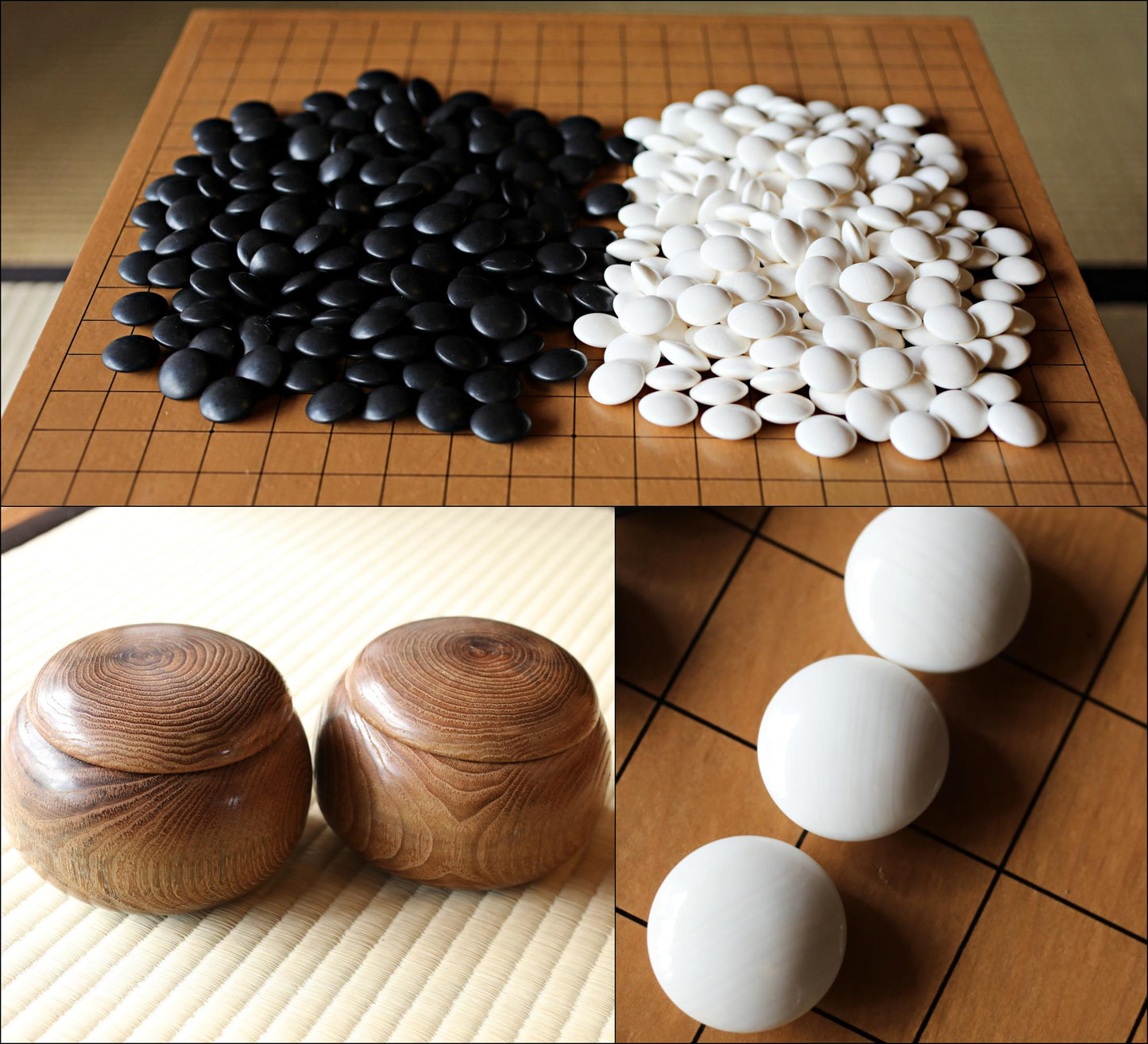 FINE! Go playing table curved out of a single wood, IGO stone shell set board game ,Japanese furniture HAMAGURI H11.9×17.9in/H30.3×45.5cm