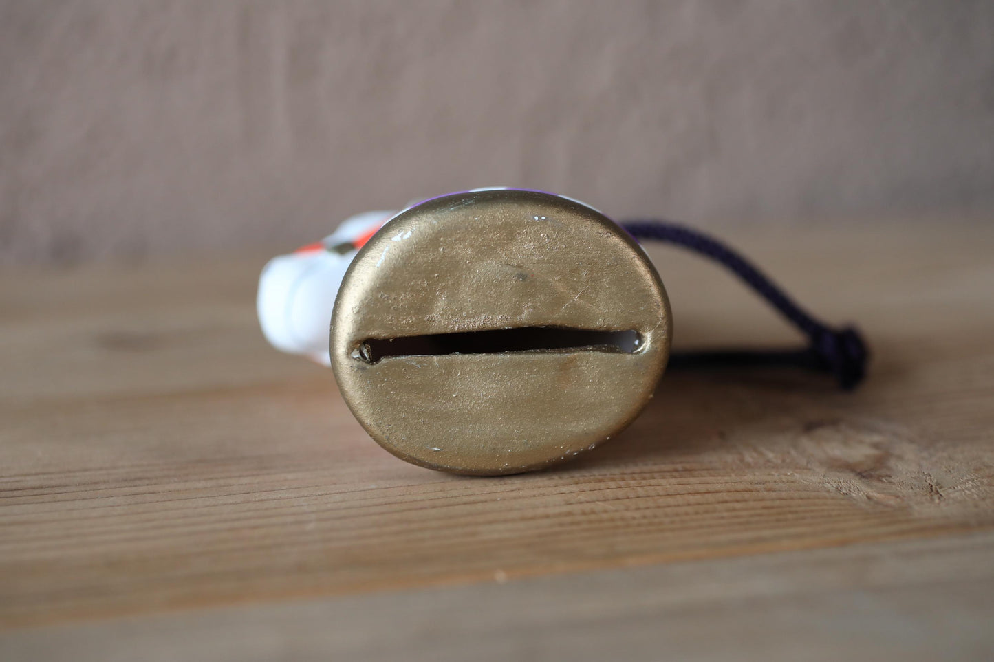 Japanese pottery bell horse animal doll with Kanji 誉田宮 神馬 sacred horse Paper weight, Ornaments Japanese vintage small bell H3.9in/10cm