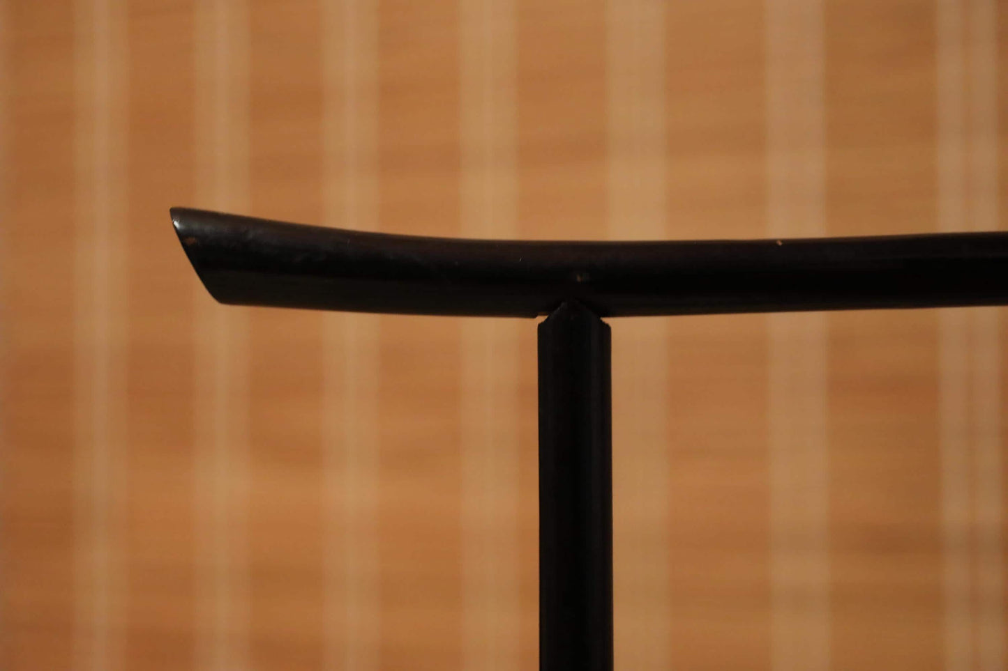 Japanese vintage furniture small kimono display rack made of wood, Tenugui towel Rack H23.6×29.9in/H60×76cm